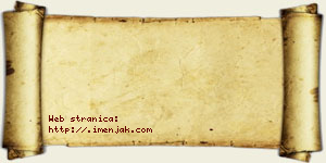 Danica Aničić vizit kartica